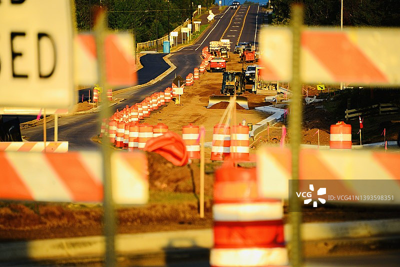 格兰马雷MN公路建设图片素材