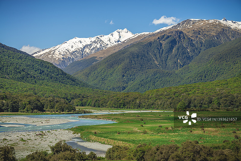 哈斯特山口图片素材