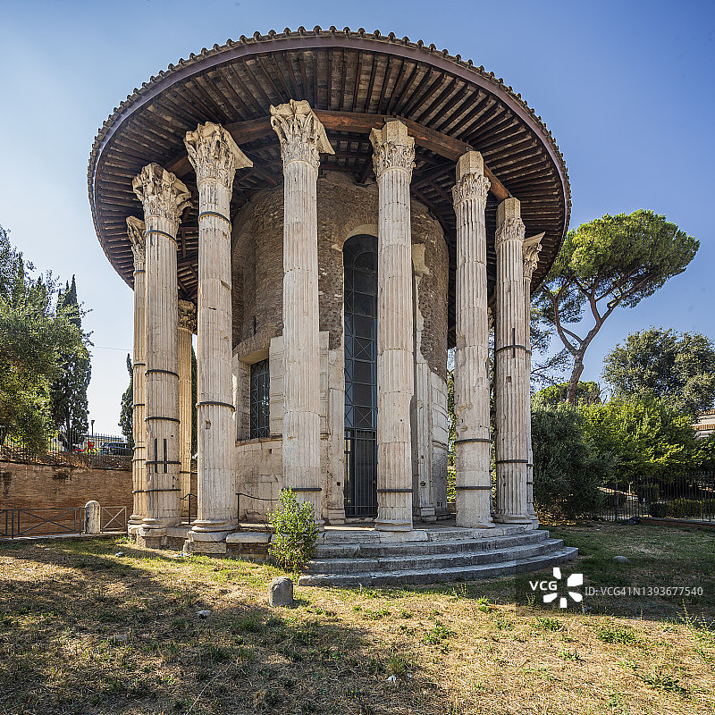 胜利者赫拉克勒斯神庙图片素材