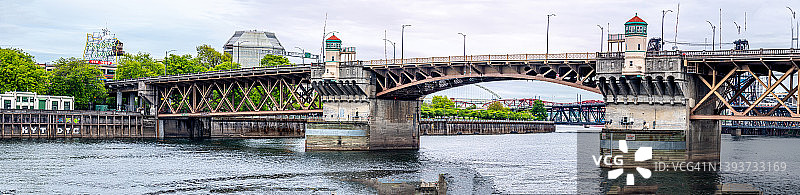 伯恩赛德桥全景图片素材