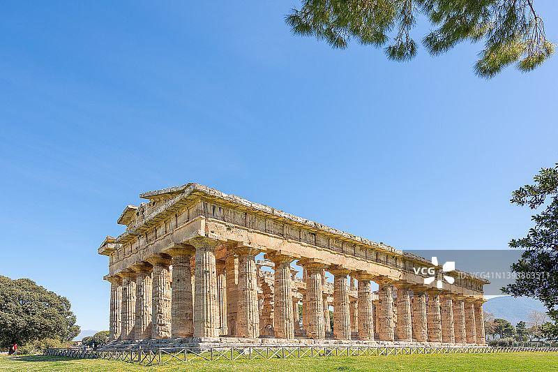意大利帕埃斯图姆赫拉神庙图片素材