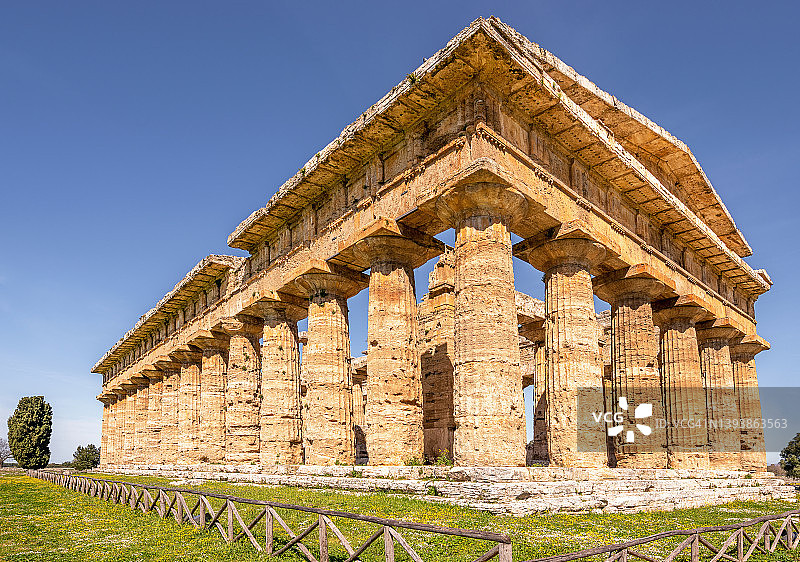 意大利帕埃斯图姆赫拉神庙图片素材