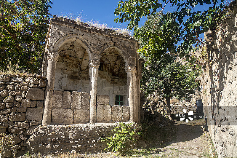 土耳其卡帕多西亚阿克萨赖格于泽尔于尔特（格尔韦里）图片素材