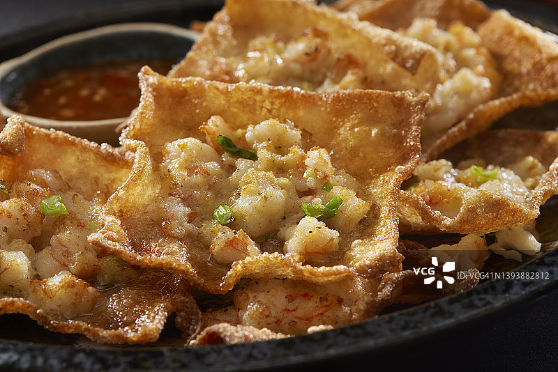 香脆鲜虾云吞图片素材