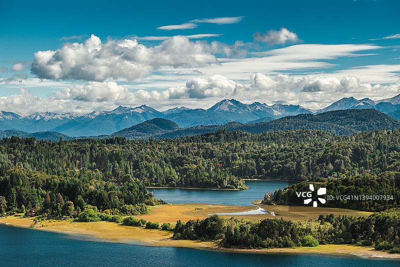 阿根廷洛斯阿雷亚内斯国家公园全景图片素材