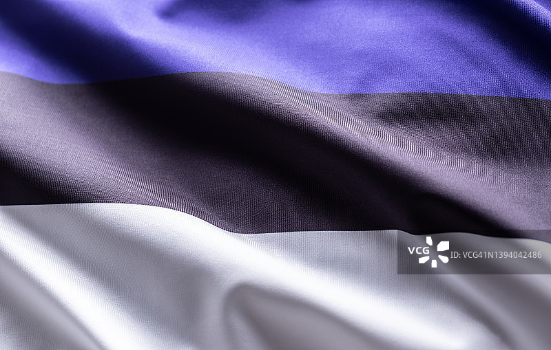 在风中飘扬的爱沙尼亚国旗。图片素材