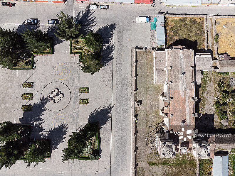 秘鲁科尔卡峡谷的亚诺克村图片素材