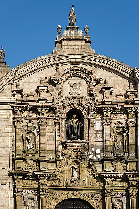 秘鲁利马大教堂外观图片素材