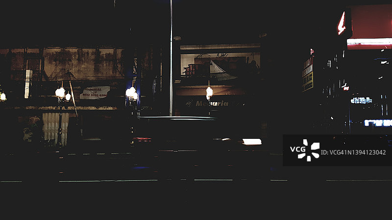 黑暗的道路图片素材