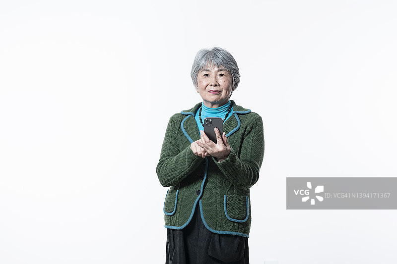 老年妇女肖像图片素材