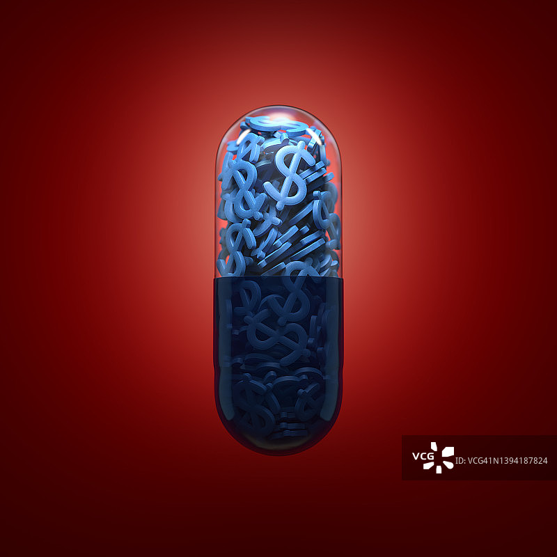 药丸货币美元图片素材