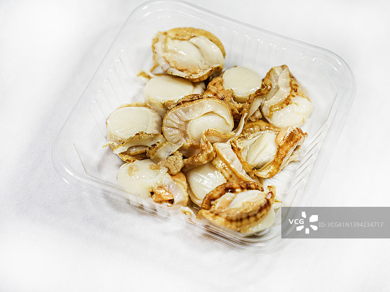 去皮扇贝图片素材