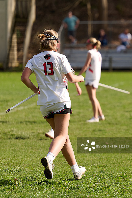 长曲棍球赛威克利学院图片素材