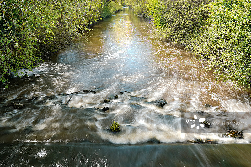 香波堡的科松河畔的悠长休憩图片素材