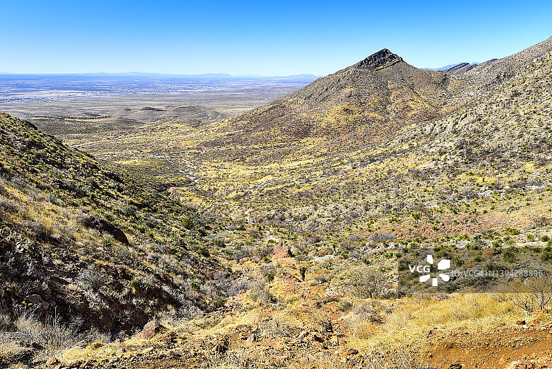 德克萨斯州埃尔帕索富兰克林山州立公园图片素材