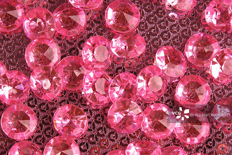 粉色钻石纹理背景特写图片素材