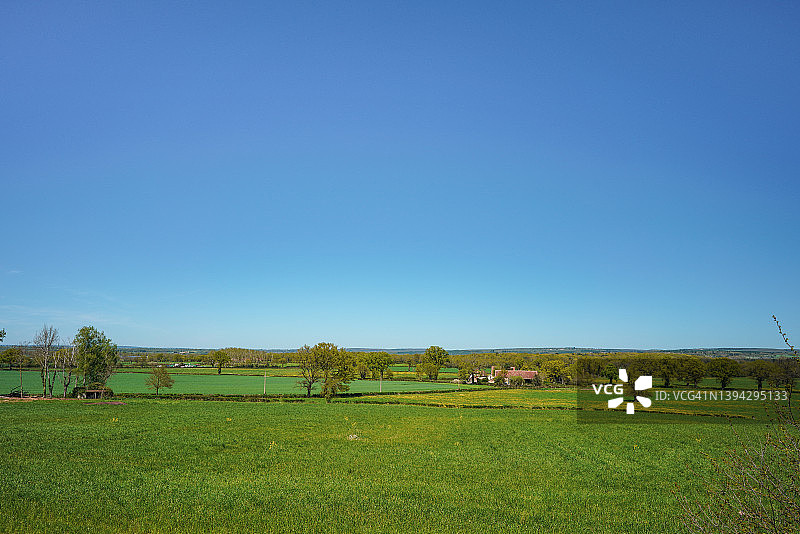 乡村草地景观图片素材