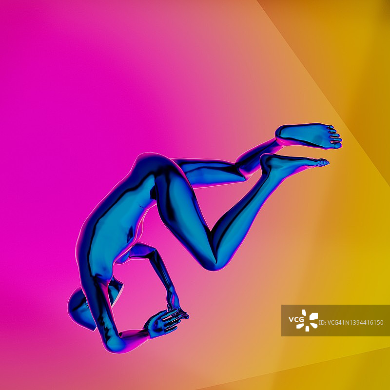 抽象人物姿势图片素材