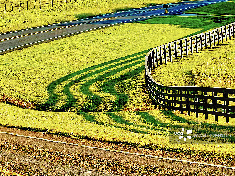 德克萨斯州独立镇的乡村风光图片素材