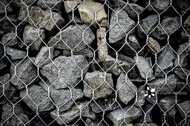 格宾墙纹理图片素材