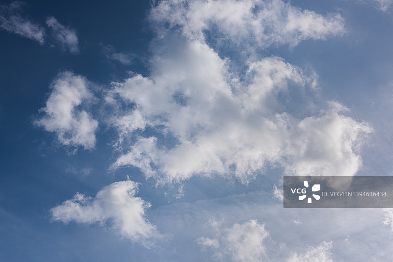 蓝天上的白云图片素材