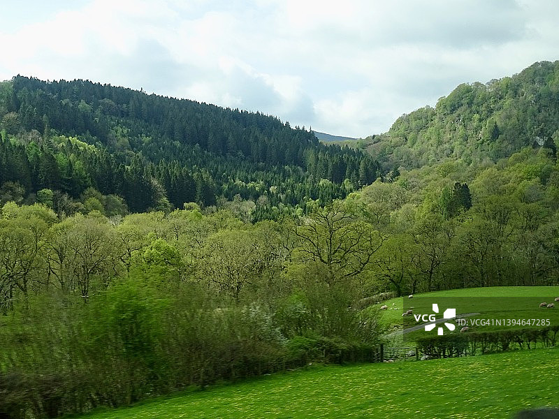 威尔士山景图片素材