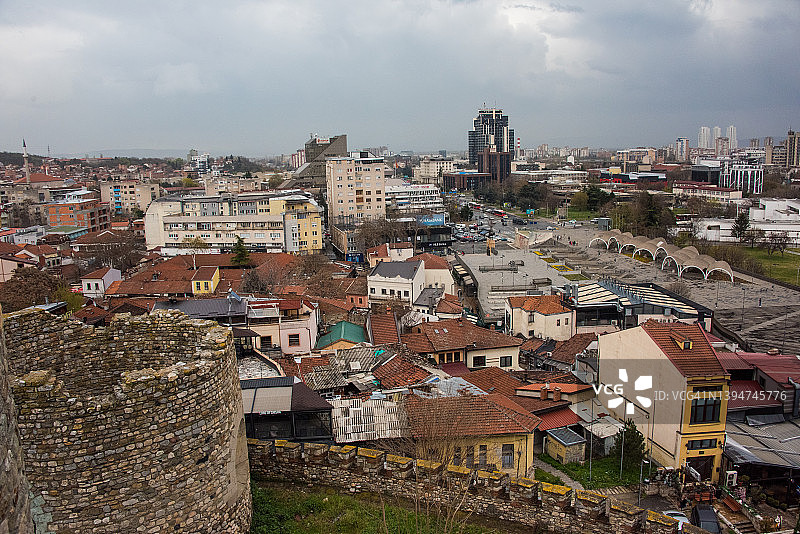 斯科普里老城要塞景观图片素材