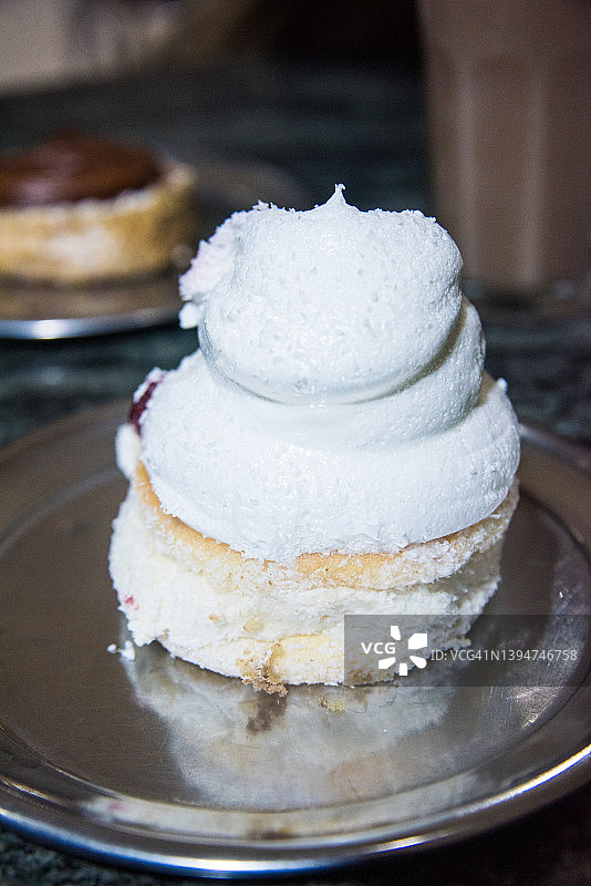 马其顿奶油蛋糕图片素材