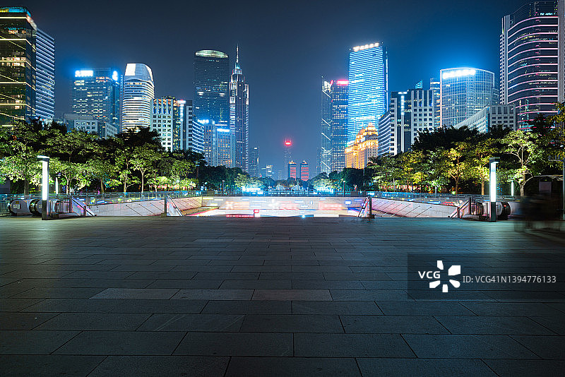 广州CBD夜景图片素材