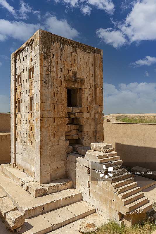 伊朗波斯波利斯附近纳克什·鲁斯塔姆的薛西斯一世墓图片素材