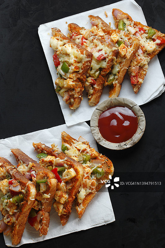 唐杜里芝士吐司图片素材