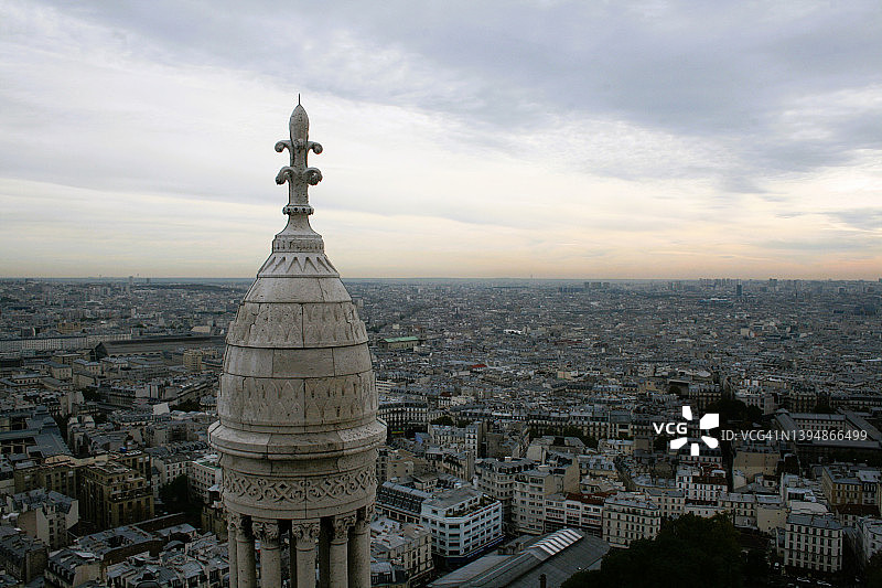 法国巴黎圣心大教堂景观图片素材
