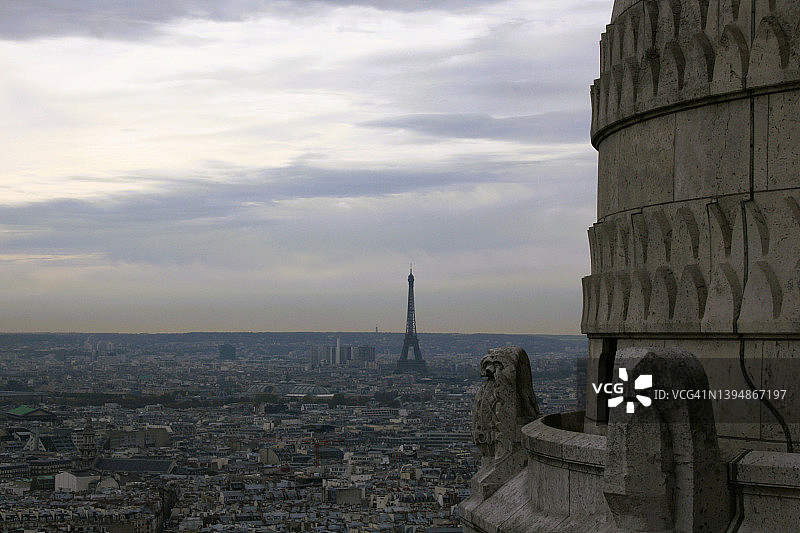 法国巴黎圣心大教堂景观图片素材