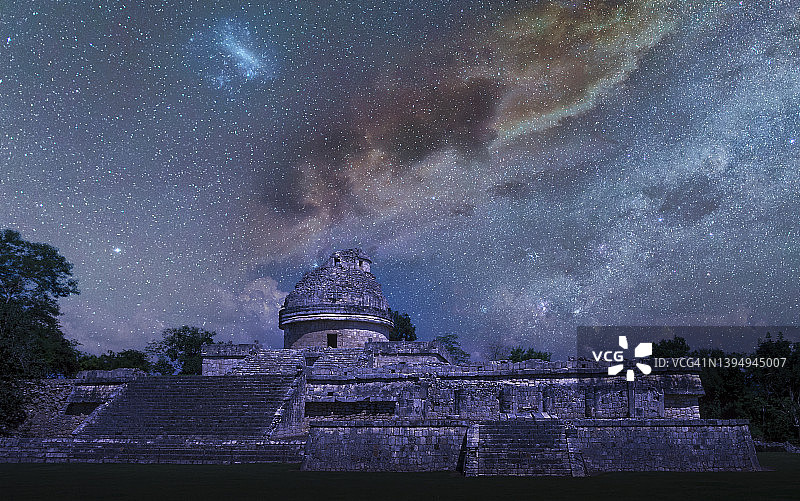 奇琴伊察的卡拉科尔天文台遗址图片素材