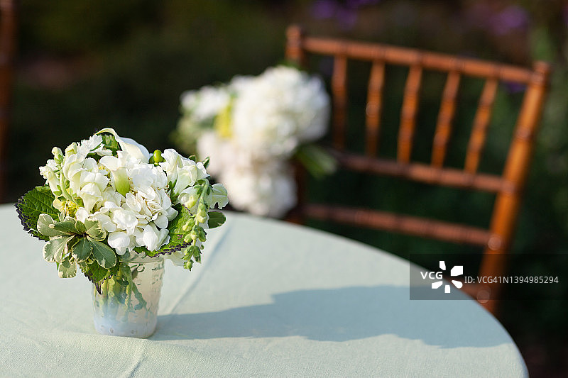 白色灰白色紫罗兰花中心装饰品图片素材