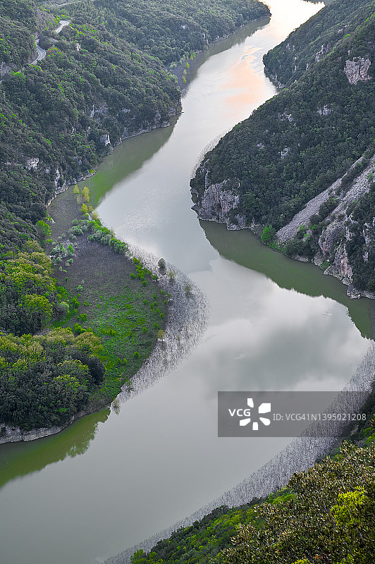 台伯河上的福雷洛峡谷图片素材