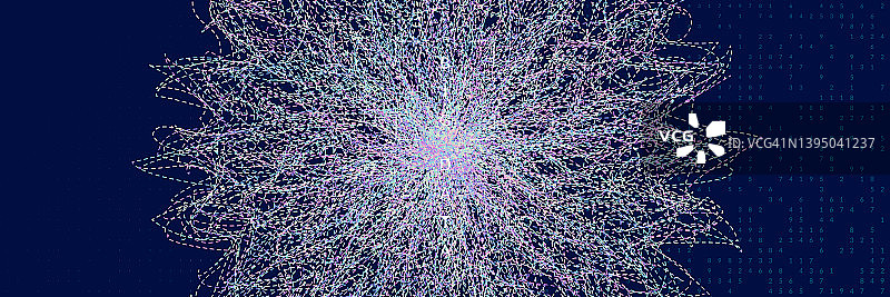 大数据学习，数字技术抽象概念图片素材