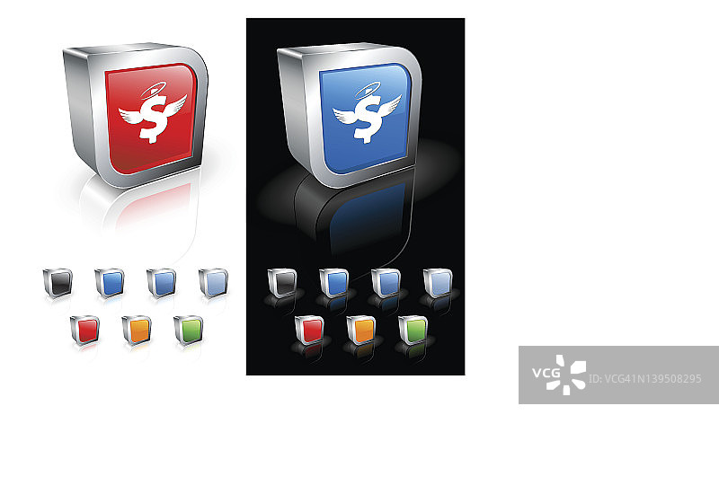 3D免版税矢量艺术好钱图片素材