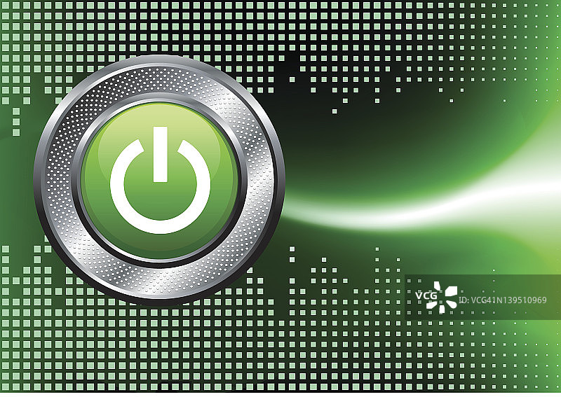 电源按钮波浪背景图片素材
