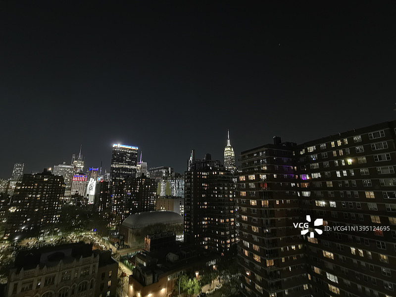 纽约的天际线图片素材