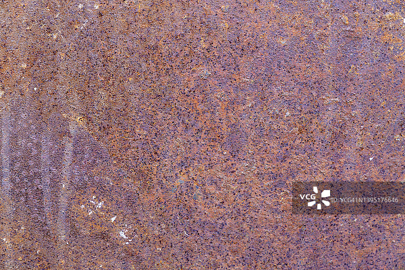 生锈、刮擦和褪色的金属表面背景图片素材