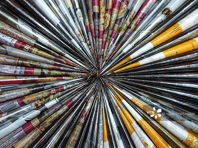 锥形容器中的海娜粉图片素材