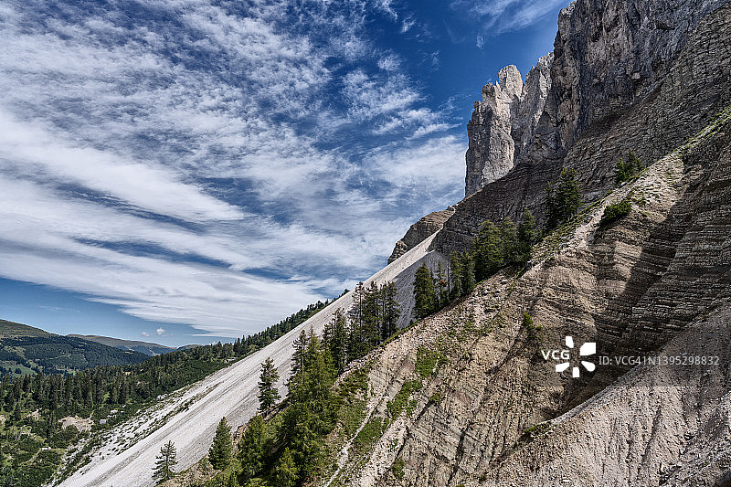 多洛米蒂山脉的标志性户外风光图片素材