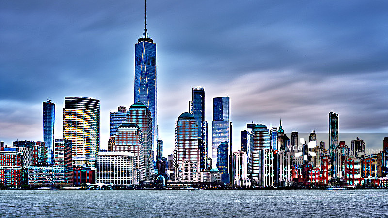 曼哈顿金融区图片素材