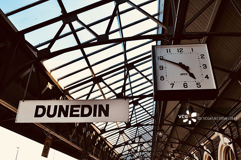 新西兰达尼丁火车站图片素材