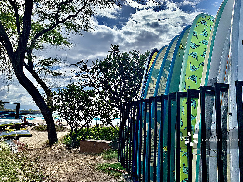 夏威夷哈普纳海滩图片素材