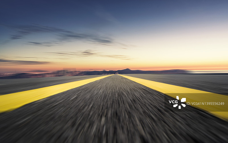 城市公路夜景图片素材