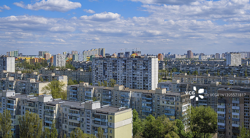 苏维埃风格居民区城市风光图片素材