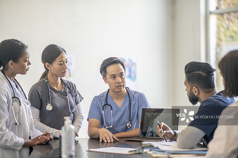 医疗小组会议图片素材