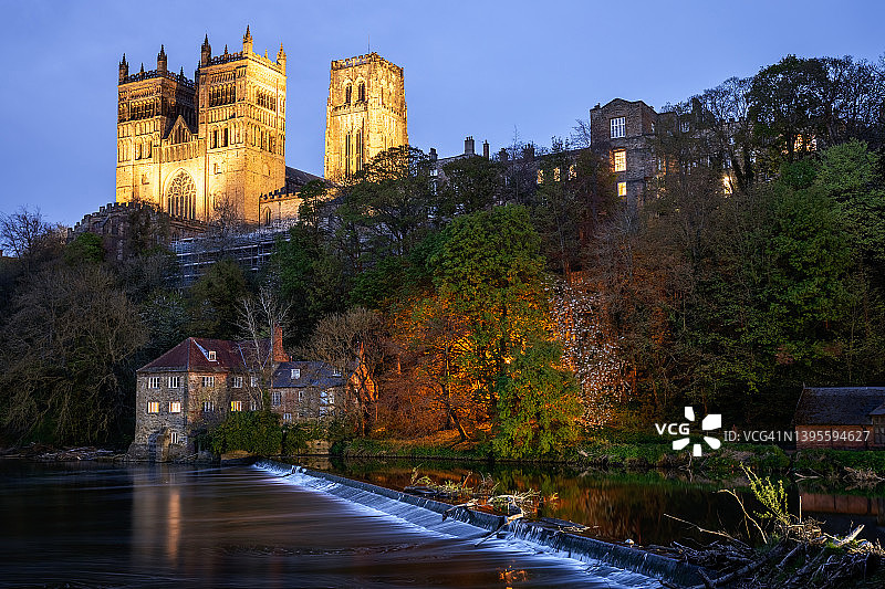 达勒姆座堂旧磨坊，英国达勒姆图片素材